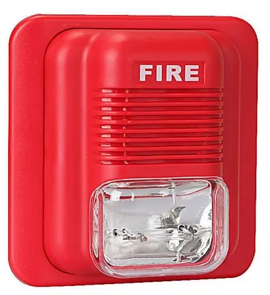 Sirena audiovisiva per allarme antincendio